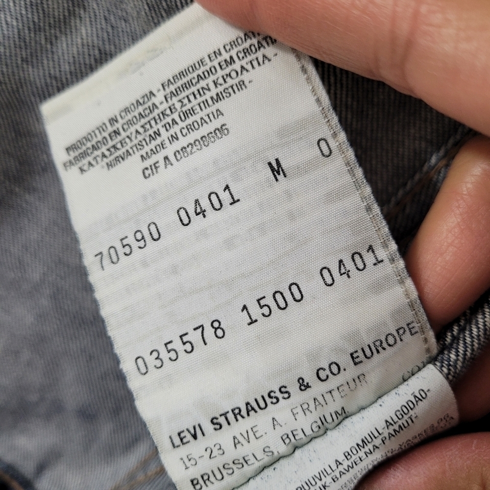 Levi's Vintage Denim Jacket 70590 - Picture 10 of 11